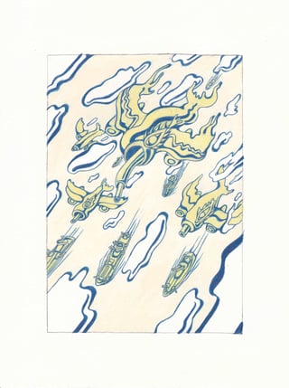 In der Luft und zu Wasser